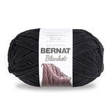 Bernat Blanket Big Ball Yarn (10040) Craft Supplies, Each, Coal
