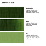 Daler Rowney Georgian Oil Paint Sap Green 225ml Tube - Art Paints for Canvas Paper and More - Oil Painting Supplies for Artists and Students - Artist Oil Paint for Any Skill Set