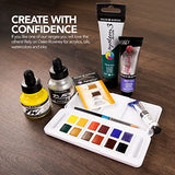 Daler Rowney Georgian Oil Paint Sap Green 225ml Tube - Art Paints for Canvas Paper and More - Oil Painting Supplies for Artists and Students - Artist Oil Paint for Any Skill Set