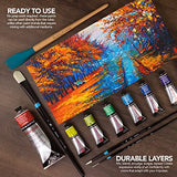 Daler Rowney Georgian Oil Paint Sap Green 225ml Tube - Art Paints for Canvas Paper and More - Oil Painting Supplies for Artists and Students - Artist Oil Paint for Any Skill Set