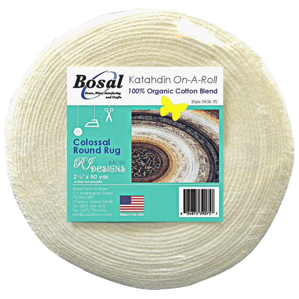 Bosal Katahdin 100% Organic Cotton Blend Batting On A Roll