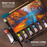 Daler Rowney Georgian Oil Paint Cadmium Yellow Pale Hue 225ml Tube - Art Paints for Canvas Paper and More - Oil Painting Supplies for Artists and Students - Artist Oil Paint for Any Skill Set