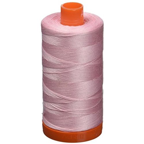 AURIFIL USA 1,422yd-Baby Aurifil Mako Cotton Thread Solid 50wt 1422yds, Baby Pink