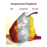 Ampersand Art Supply Claybord Art Tiles for Small Paintings, Crafts, Handmade Jewelry, DIY Creative Projects, and Collage, 1/8" Flat Profile, 2.5" x 3.5" - Pack of 5
