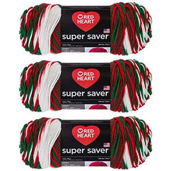 Bulk Buy: Red Heart Super Saver Yarn (3-Pack) Mistletoe E300-979