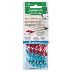 Clover Wonder Clips for Quilting & Crafting (Mini, Assorted)20