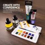 Daler Rowney Georgian Oil Paint Cadmium Yellow Pale Hue 225ml Tube - Art Paints for Canvas Paper and More - Oil Painting Supplies for Artists and Students - Artist Oil Paint for Any Skill Set