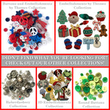 Buttons Galore and More Tiny & Micro Collection – Extensive Selection of Tiny & Micro Novelty Buttons for DIY Crafts, Scrapbooking, Sewing, Cardmaking, and other Art & Creative Projects – 35 Pcs